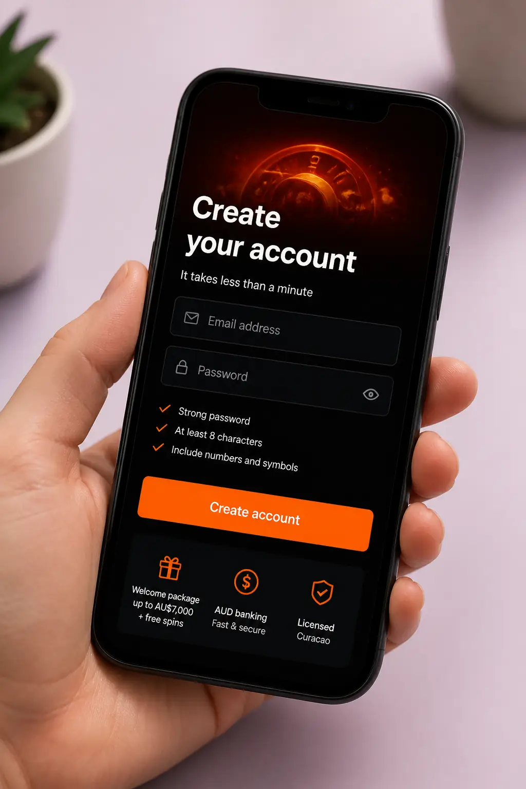 HellSpin Casino Registration Australia – Create Account & Claim Bonus visual guide for HellSpin